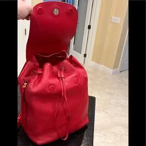 Tory Burch | Bags | Tory Burch Red Brody Pebble Grain  display picture 2